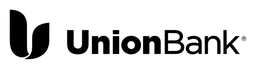Union Bank logo, black wordmark version, on a transparent background