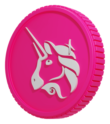 Logo Uniswap, version icône, sur fond transparent