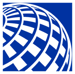 United Airlines logo, icon version, on a transparent background