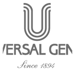 Universal Geneve logo, monochrome icon version, on a transparent background
