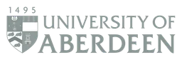 University of Aberdeen logo, monochrome wordmark version, on a transparent background