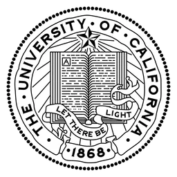 University of California logo, monochrome icon version, on a transparent background