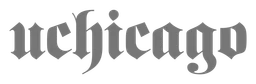University of Chicago logo, monochrome wordmark version, on a transparent background