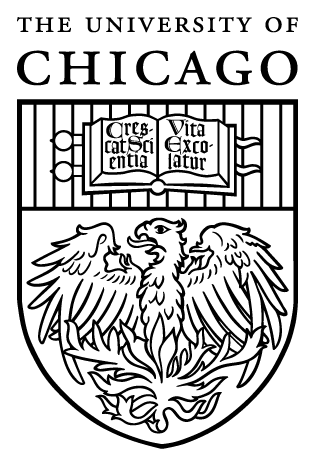 University of Chicago logo, monochrome version, on a transparent background