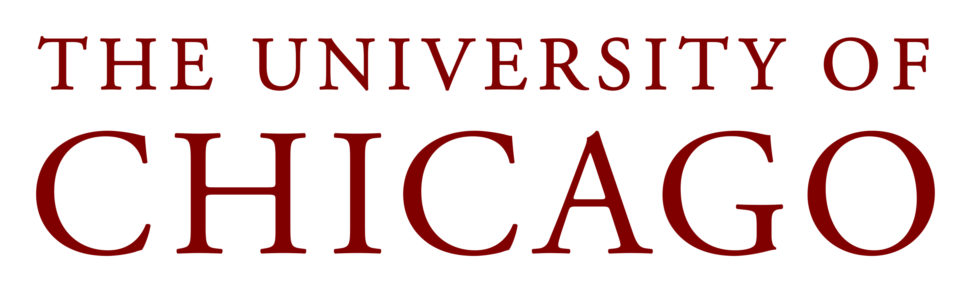 University of Chicago logo on a transparent background