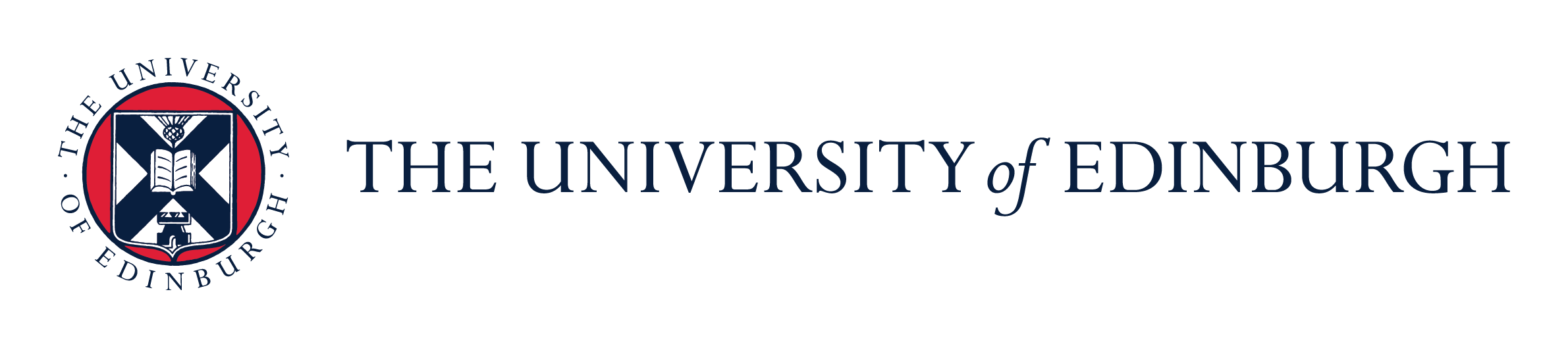 University of Edinburgh logo on a transparent background