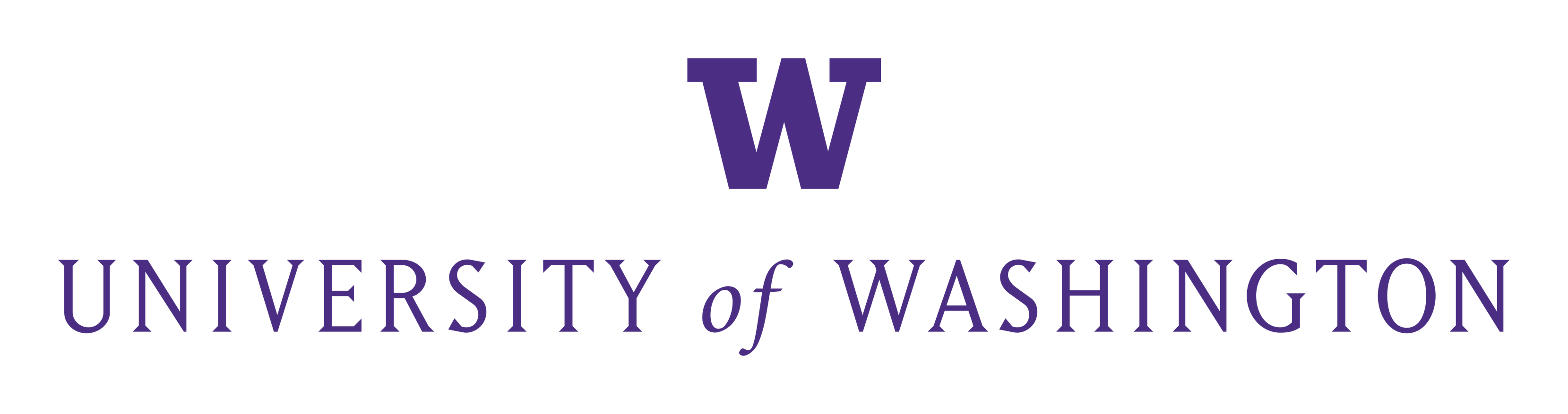 University of Washington のロゴ（背景透過）