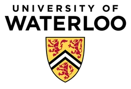 University of Waterloo logo, horizontal version, on a transparent background