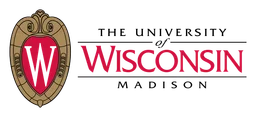 University of Wisconsin Madison logo, horizontal version, on a transparent background