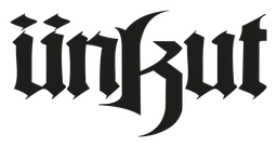 Unkut logo, black version, on a transparent background