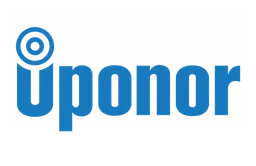 Uponor logo, horizontal version, on a transparent background
