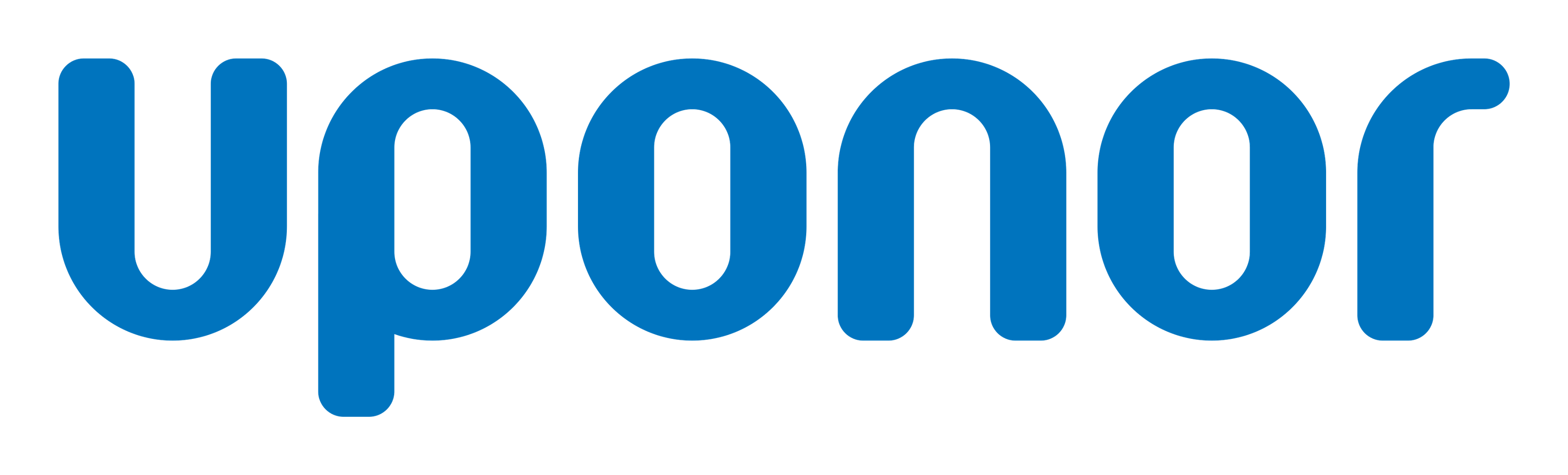 Uponor logo on a transparent background
