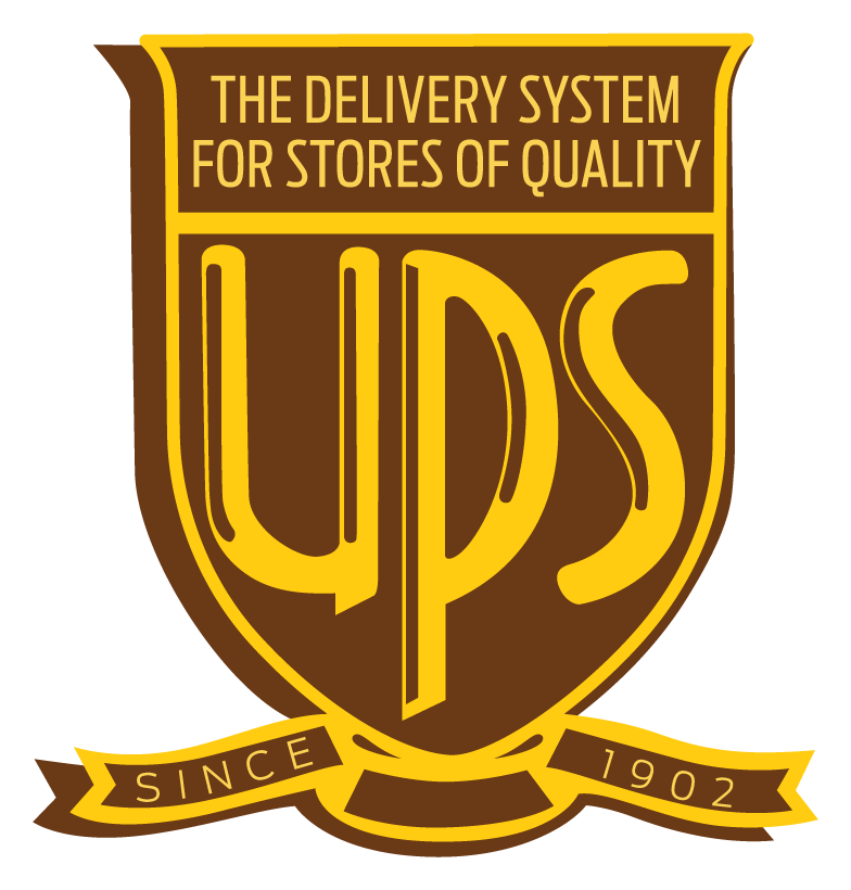 UPS logo on a transparent background