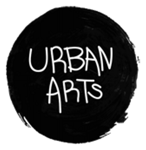Urban Arts logo, black icon version, on a transparent background