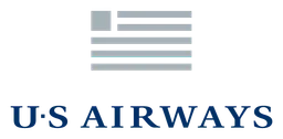 US Airways Logo, Variante horizontal, auf transparentem Hintergrund