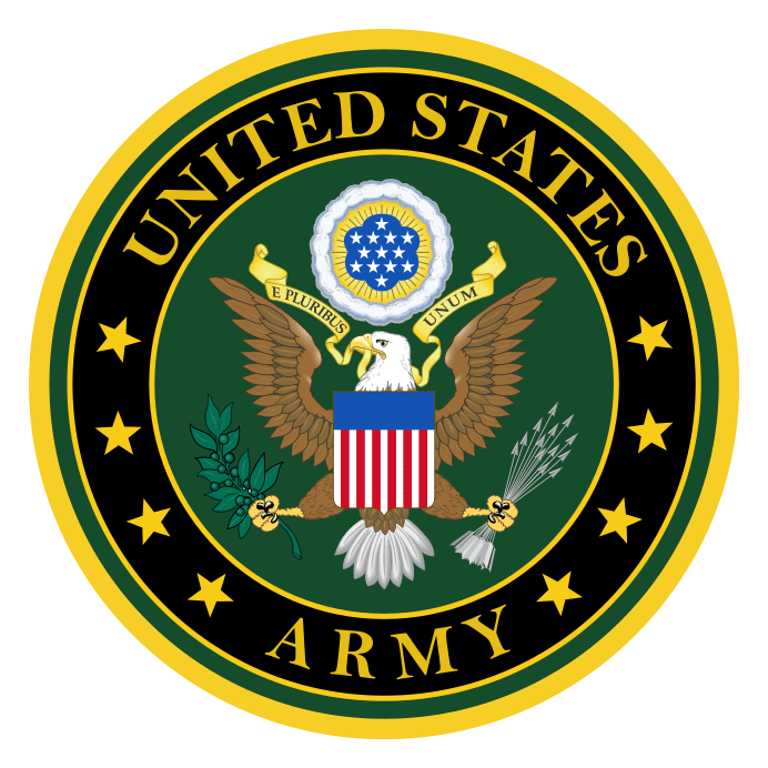 US Army logo on a transparent background