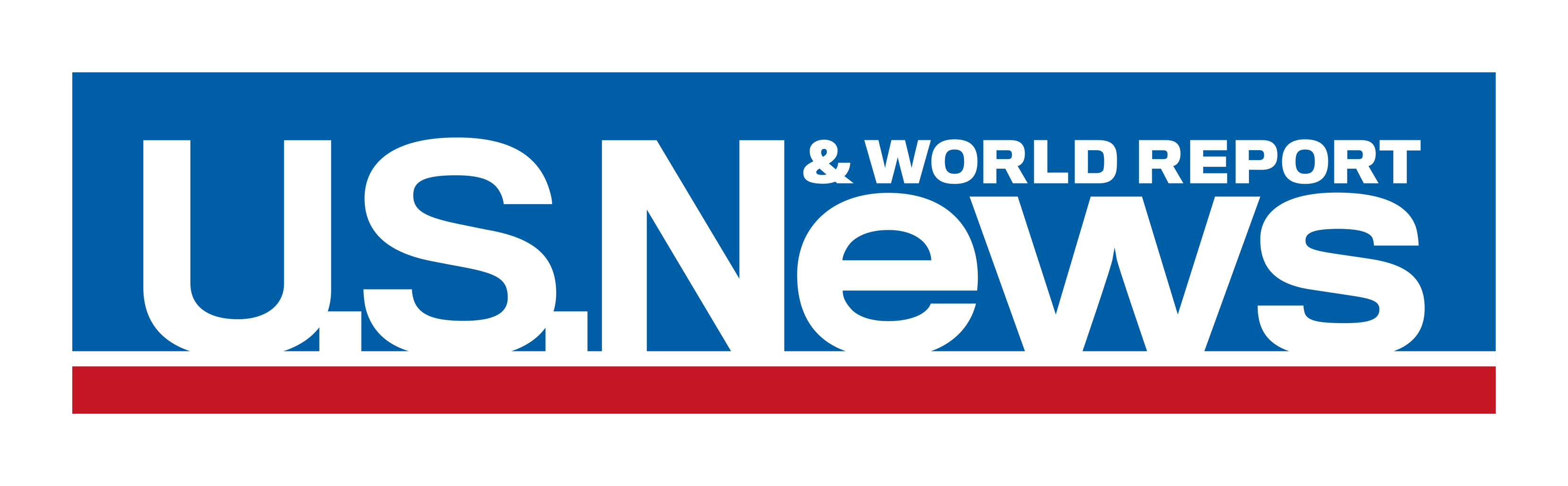 US News and World Report logo on a transparent background