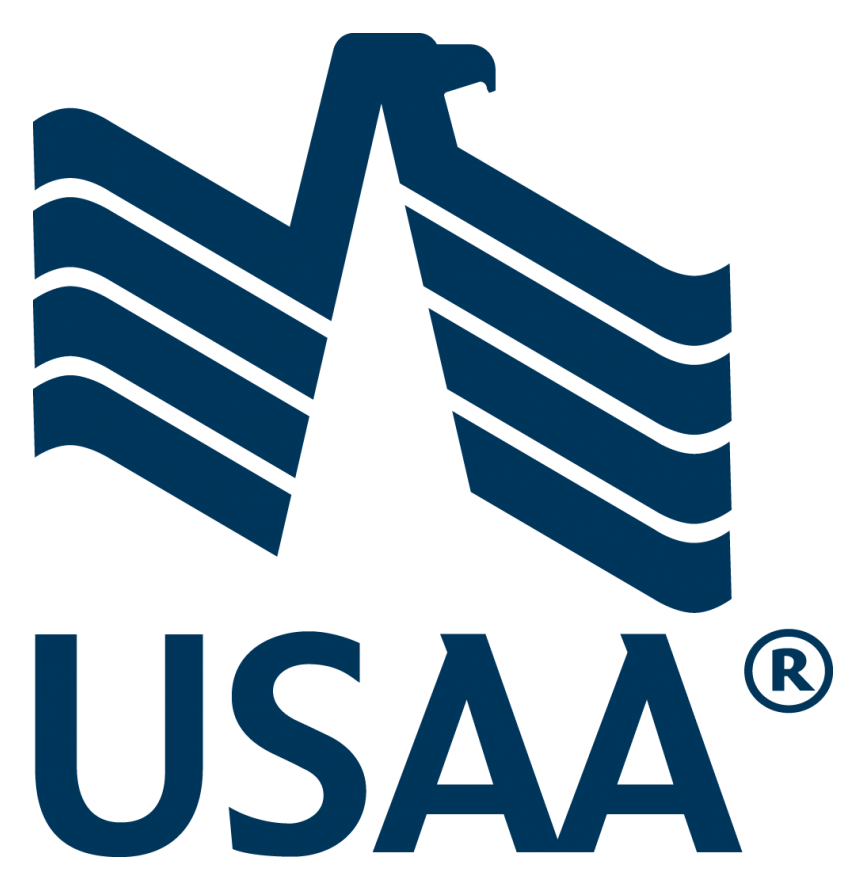 Usaa logo, icon version, on a transparent background