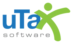 Utax logo, horizontal version, on a transparent background