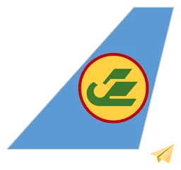 Logo da Uzbekistan Airways, versão ícone, em fundo transparente