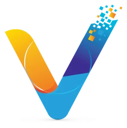 V logo