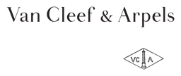 Van Cleef and Arpels logo, black wordmark version, on a transparent background