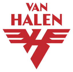 Logo de Van Halen, versión icono, sobre fondo transparente