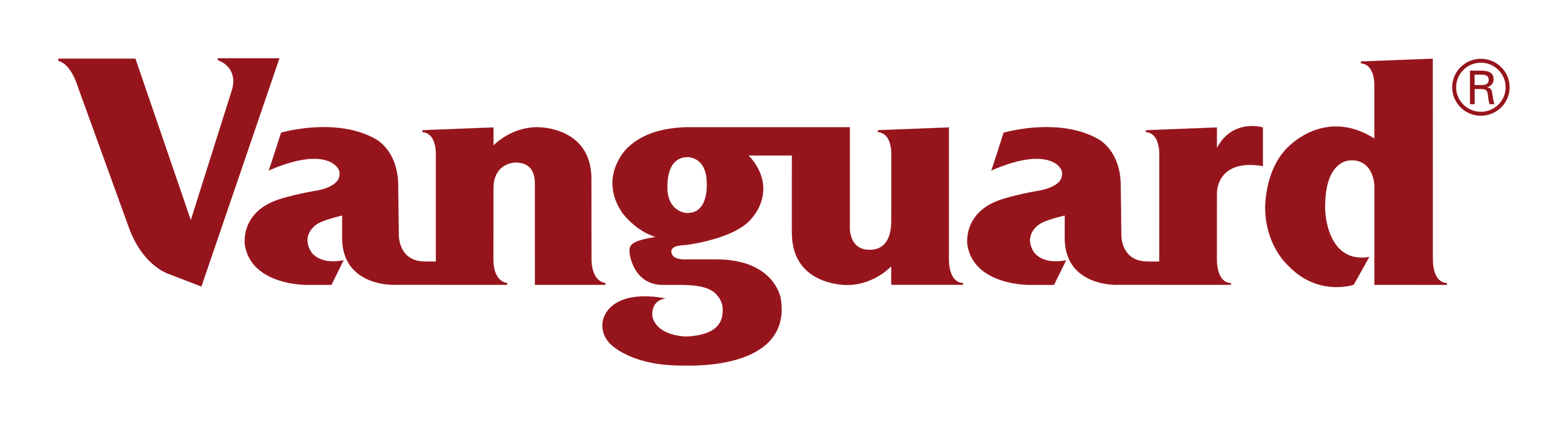 Vanguard logo on a transparent background