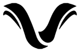 Vanish logo, black version, on a transparent background