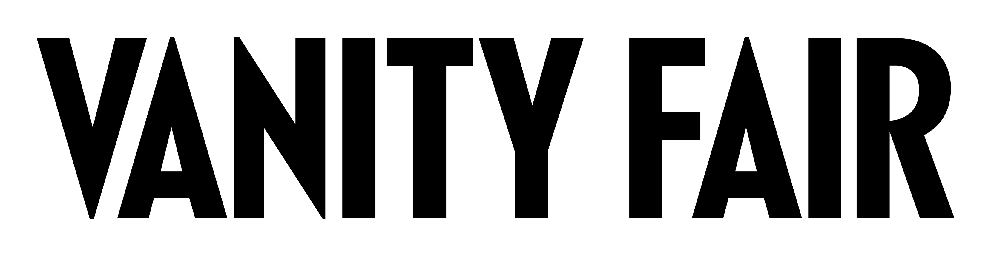 Vanity Fair logo on a transparent background