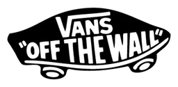Vans logo, black version, on a transparent background