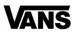 Vans logo, monochrome version, on a transparent background
