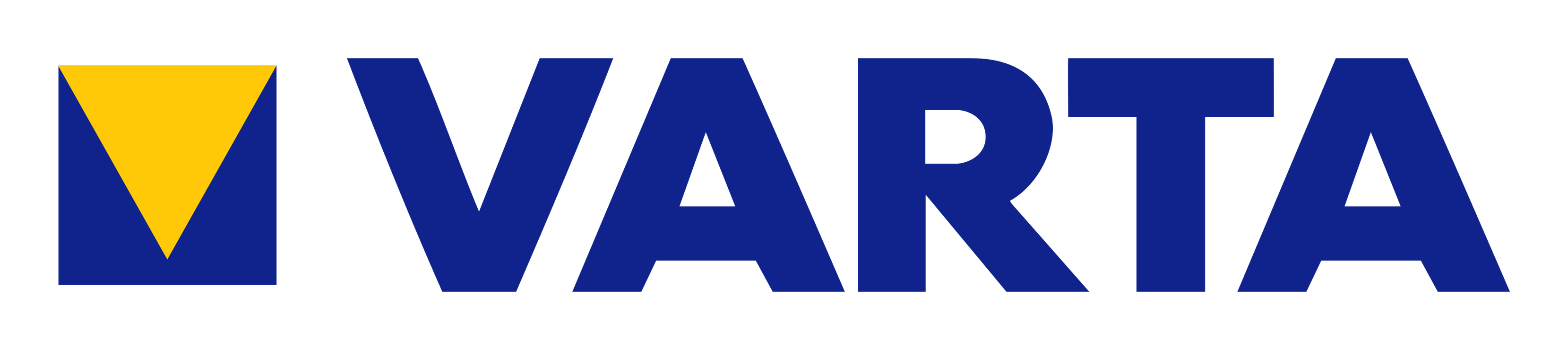 Varta logo on a transparent background