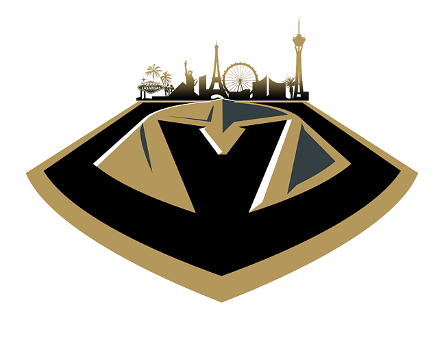 Vegas Golden Knights logo on a transparent background
