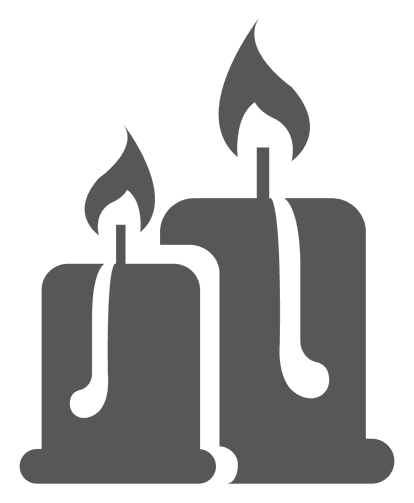 Velas logo, monochrome icon version, on a transparent background