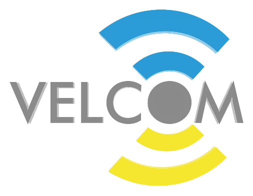 Velcom logo on a transparent background