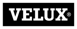 Velux logo, black wordmark version, on a transparent background