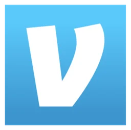Venmo logo, icon version, on a transparent background