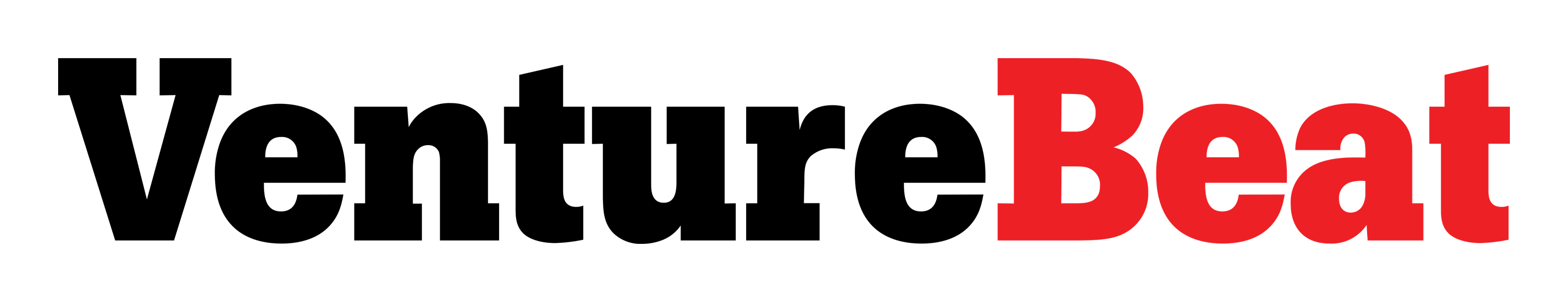 Venturebeat logo on a transparent background