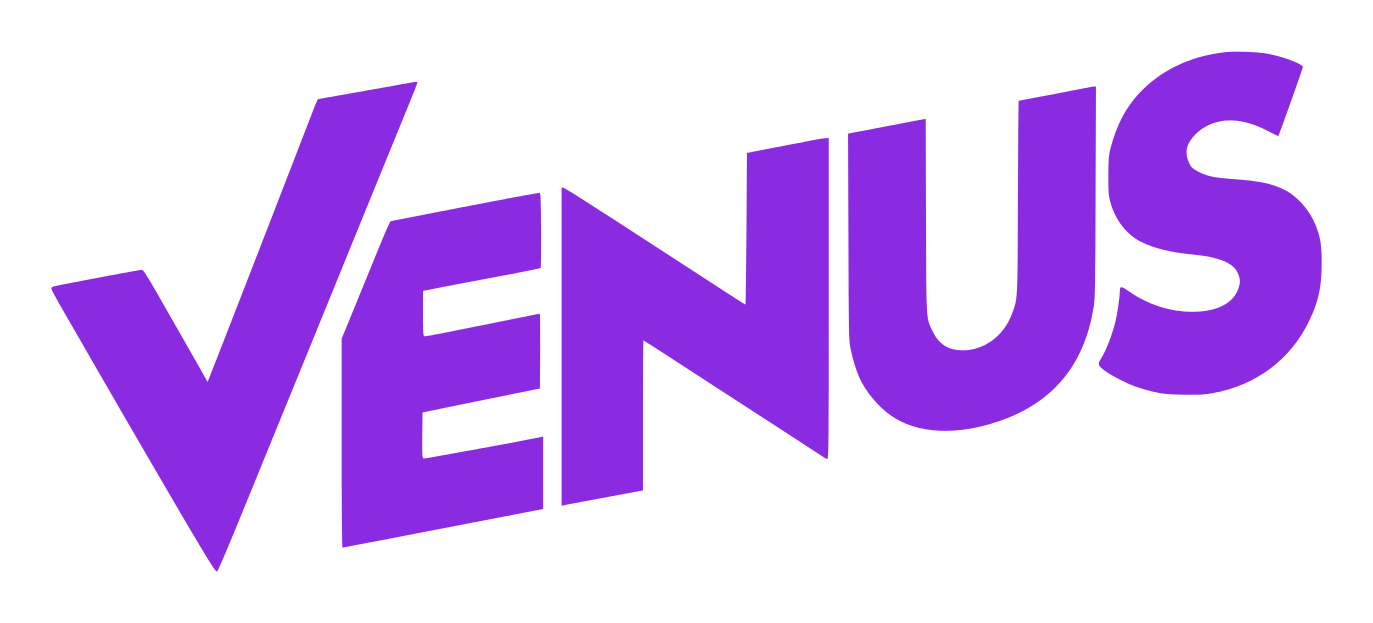 Venus logo on a transparent background