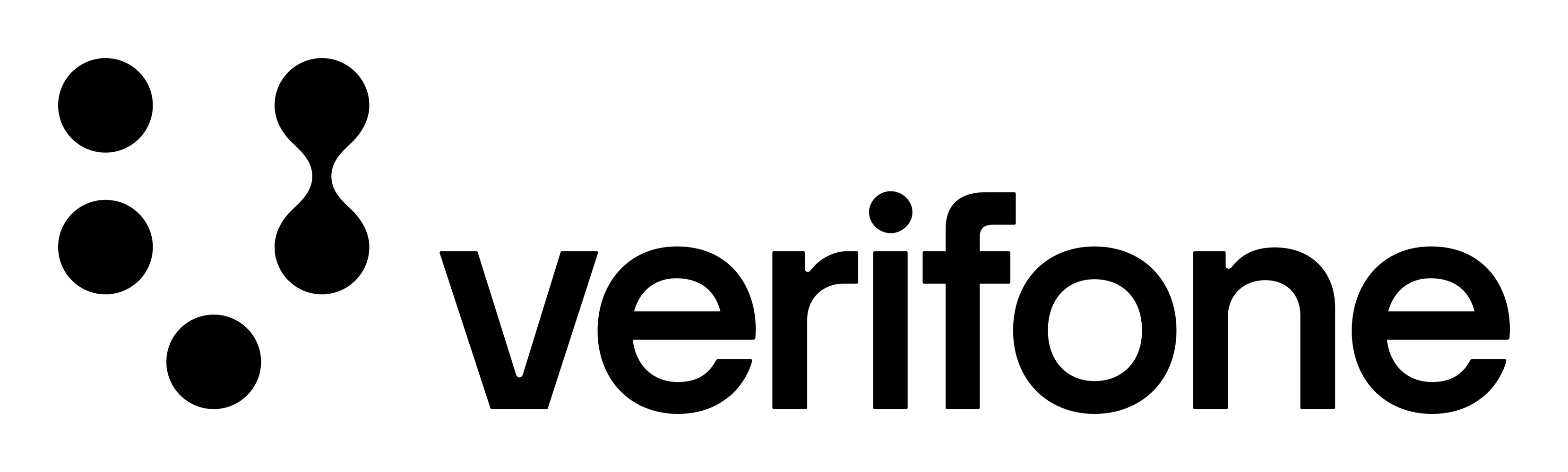Verifone logo on a transparent background