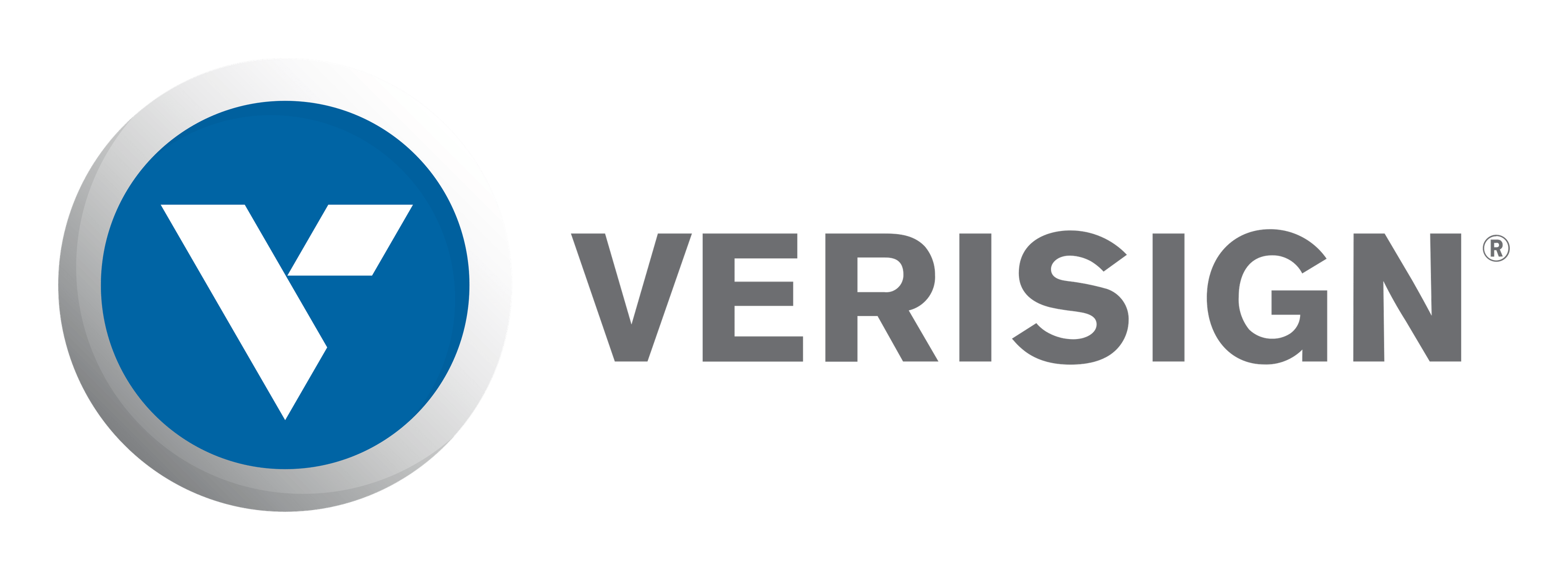 Verisign Logo auf transparentem Hintergrund