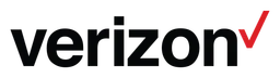 Verizon Fios logo, black wordmark version, on a transparent background