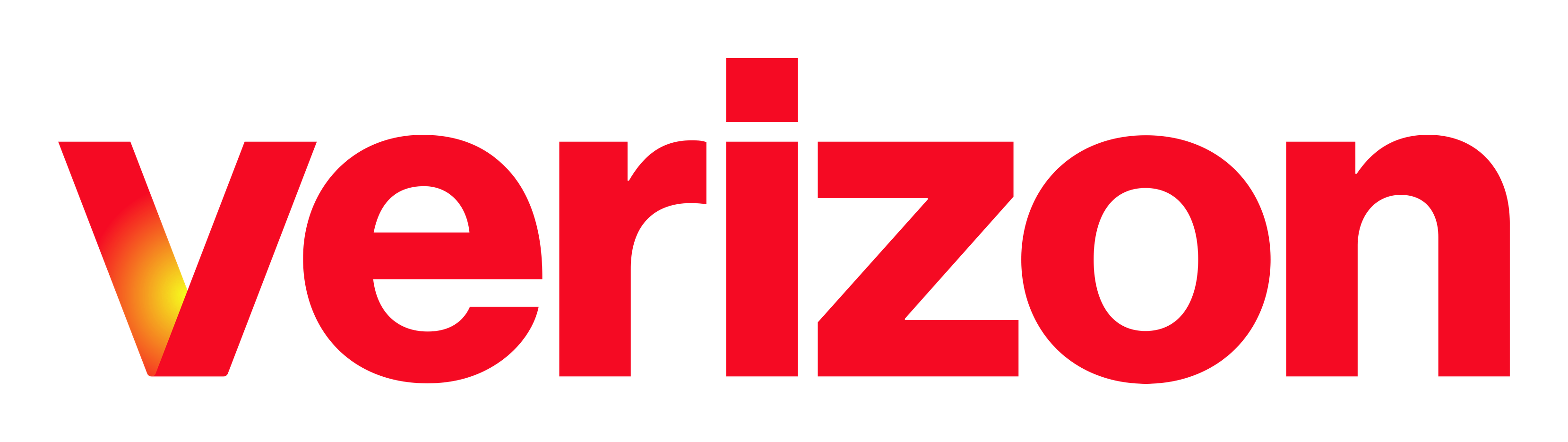 Logo da Verizon Wireless em fundo transparente