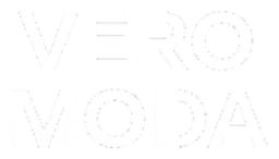 Vero Moda logo, white version, on a transparent background
