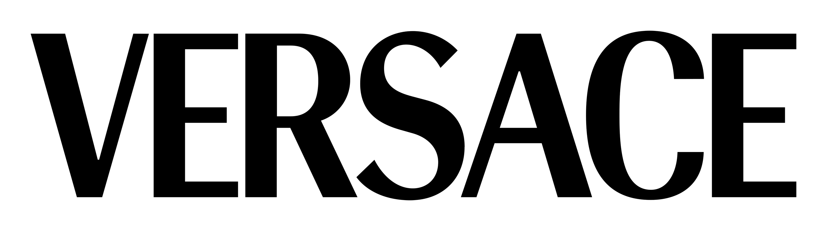 Versace logo on a transparent background