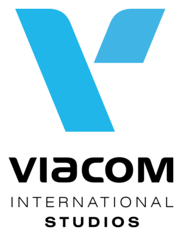 Logo da Viacom, versão horizontal, em fundo transparente