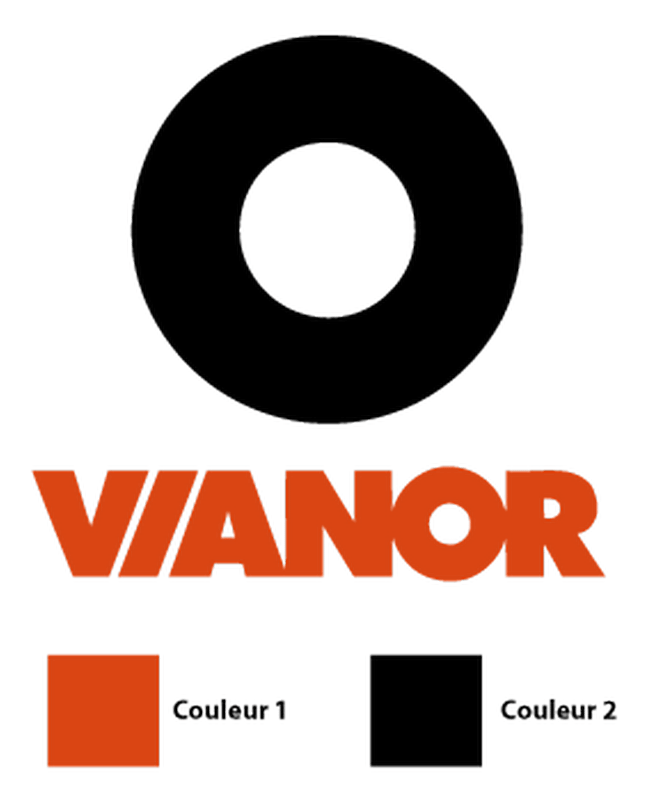 Vianor logo, horizontal version, on a transparent background