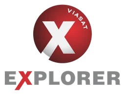 Viasat Explorer logo, horizontal version, on a transparent background