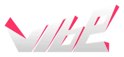 Vibe logo, horizontal version, on a transparent background
